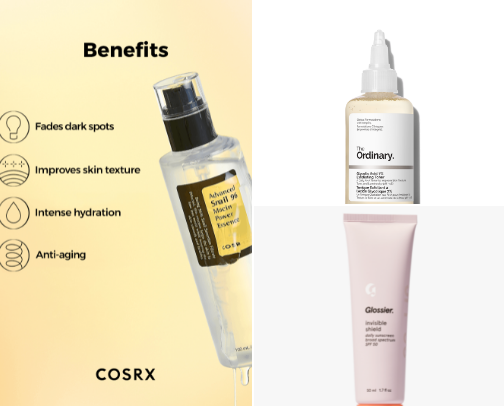 All-time skin care faves and must-haves cover photo collage