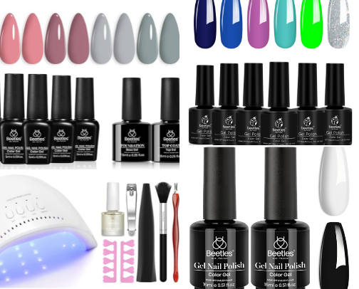 Everything you need to do your nails at home💅🏼 cover photo collage