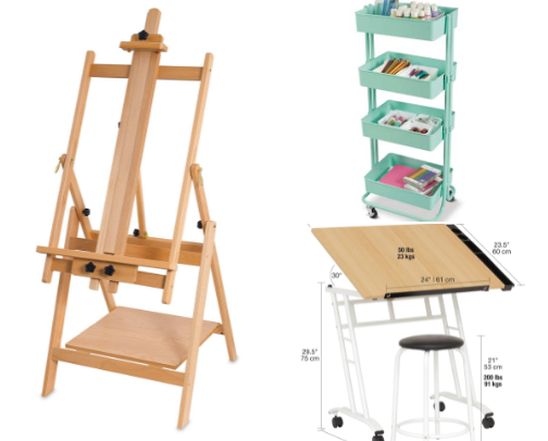 Art Studio Upgrades I’m Dreaming About cover photo collage