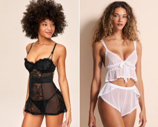 The Flirty Lingerie Closet cover photo collage