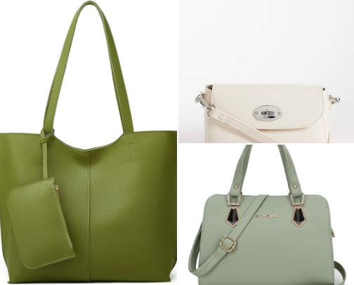 Top 10 Women's Faux / Vegan Leather Handbags with Zipper Compartments for Organization cover photo collage