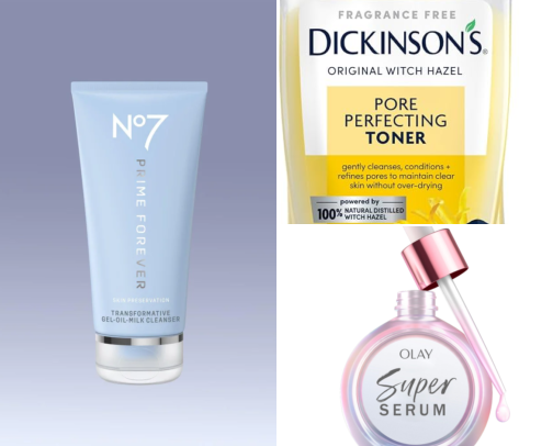 The Current Skincare Routine cover photo collage