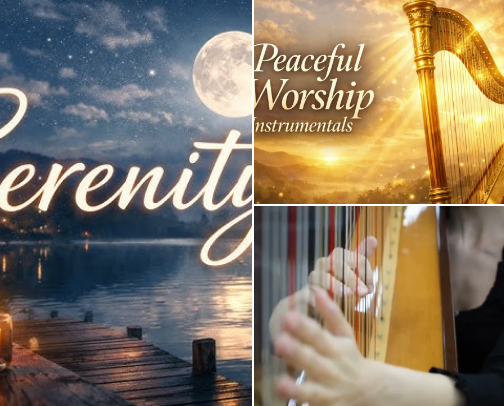 My Most Peaceful Gospel & Worship Music cover photo collage