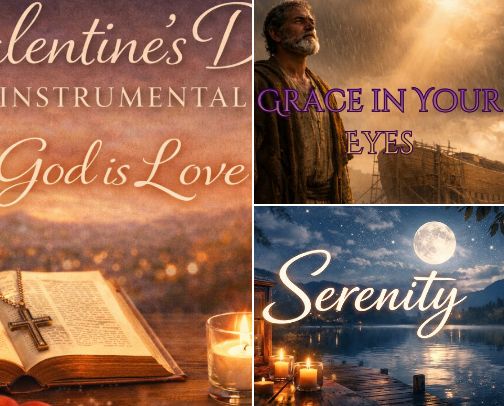 My Most Peaceful Gospel & Worship Music cover photo collage