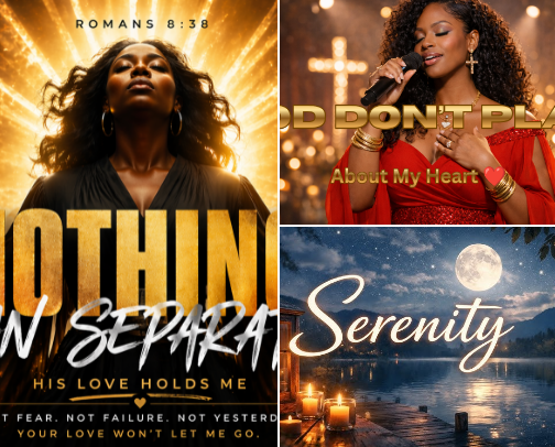 My Most Peaceful Gospel & Worship Music cover photo collage