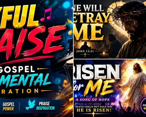 🎵 My Journey Through Gospel & Worship Music cover photo collage