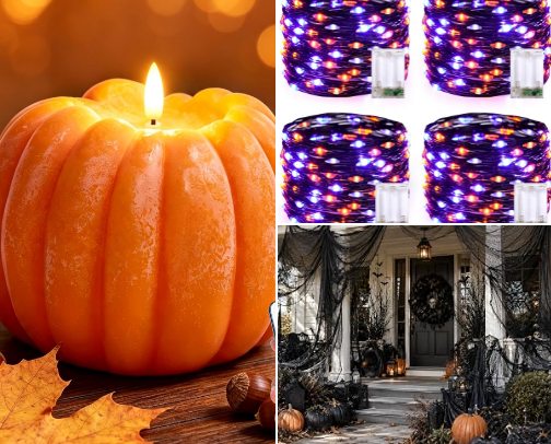 Amazon Falloween Vibes cover photo collage