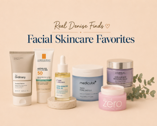 Facial Skincare Favorites cover photo collage