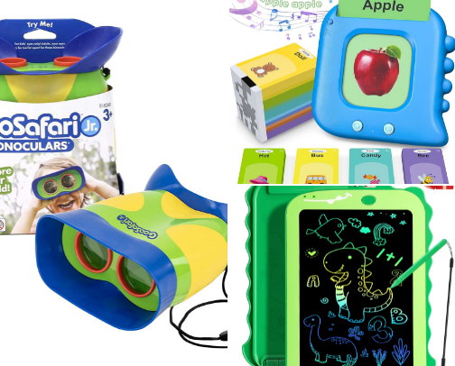 Little Learners & Big Fun: Best Gifts for Toddlers cover photo collage