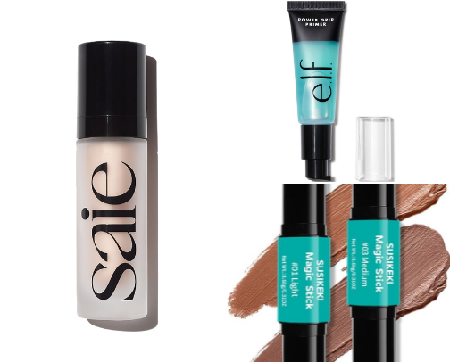 makeup for acne prone skin! 💋💄 cover photo collage
