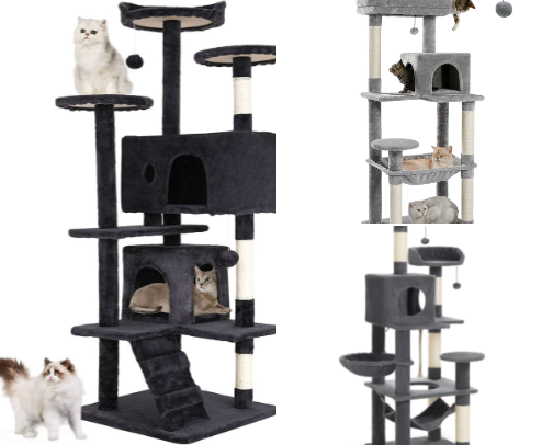 Meow Mansion: your Cat’s Tree delight! cover photo collage