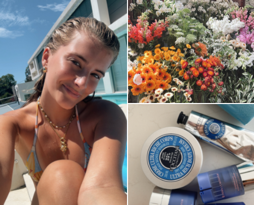 skincare cover photo collage