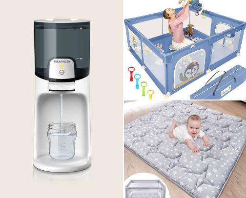 must have for first time moms 💙 cover photo collage