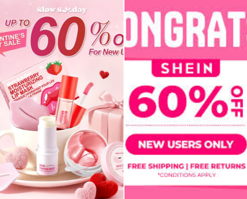 Valentine’s Day sale cover photo collage