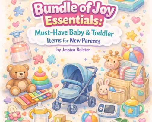 Bundle of Joy Essentials: Must-Have Baby & Toddler Items for New Parents cover photo collage