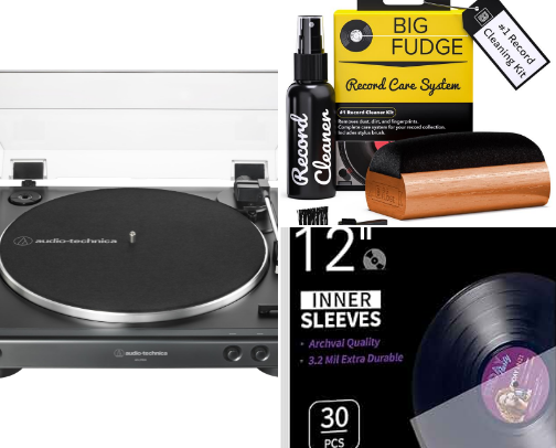 My fav things as a record lover cover photo collage