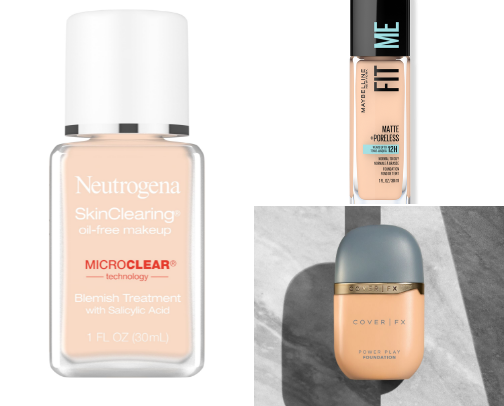 Acne-Safe Makeup That Won’t Clog Pores cover photo collage