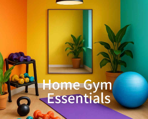 Small Space Sweat Set - Home Gym cover photo collage