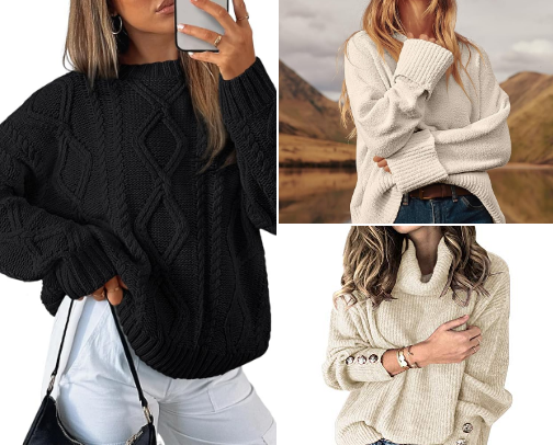 Cozy & Viral: The Best  Sweaters for Fall & Winter cover photo collage
