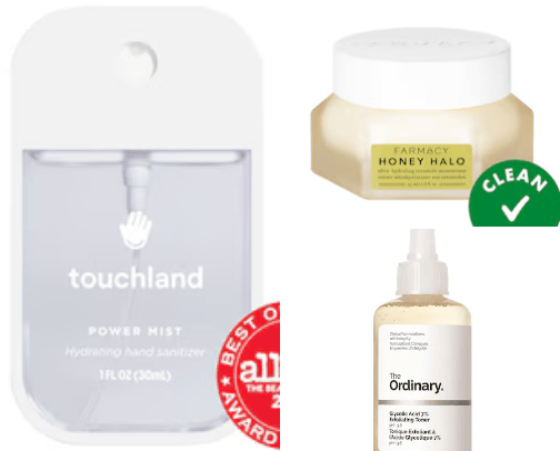 Travel-sized skincare essentials for your trip cover photo collage