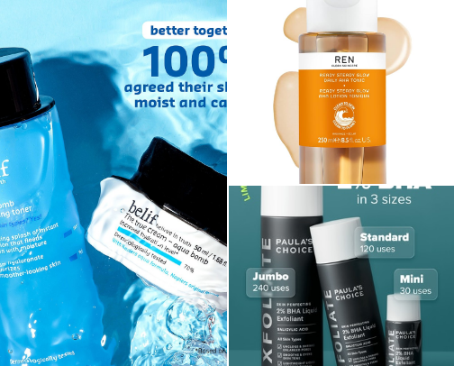 Best Toners cover photo collage