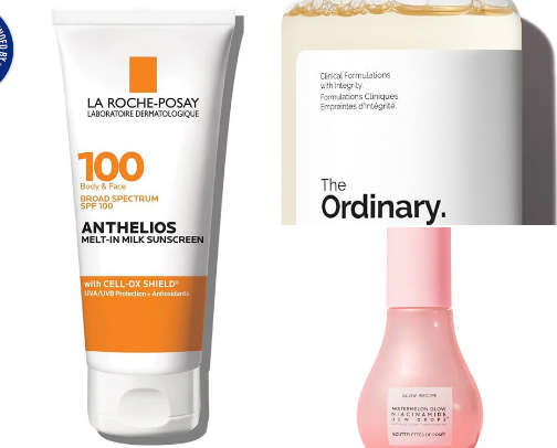Viral TikTok Skincare Essentials🤍🫧 cover photo collage