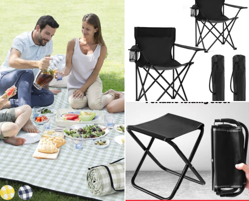 Easy Outdoor Picnic Essentials: Everything for a Perfect Day Outside cover photo collage