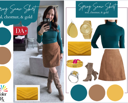 Spring Snow Skirt cover photo collage