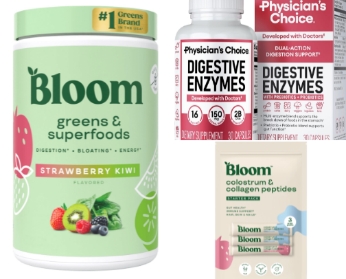 Healthy goodies cover photo collage