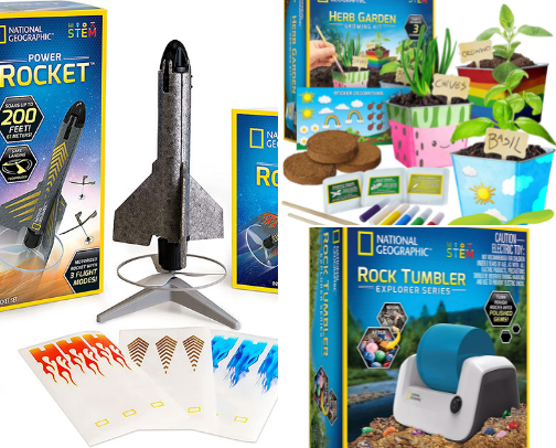 Explore & Discover: National Geographic Kits for Kids cover photo collage