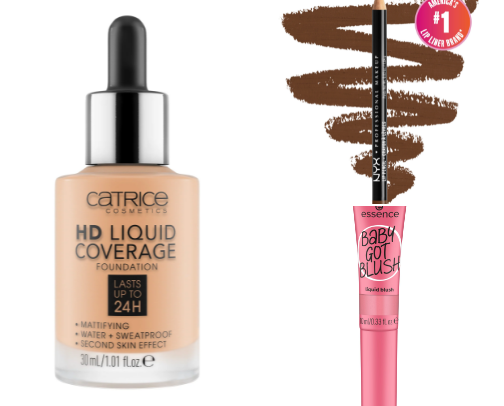 Best drugstore make up🌟 cover photo collage