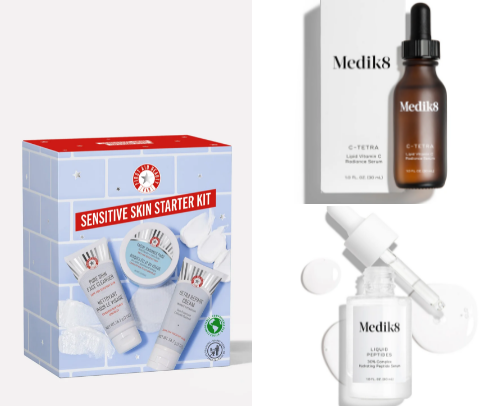 Favorite Skincare Products cover photo collage