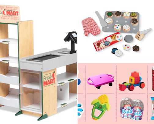 Toddler toys cover photo collage
