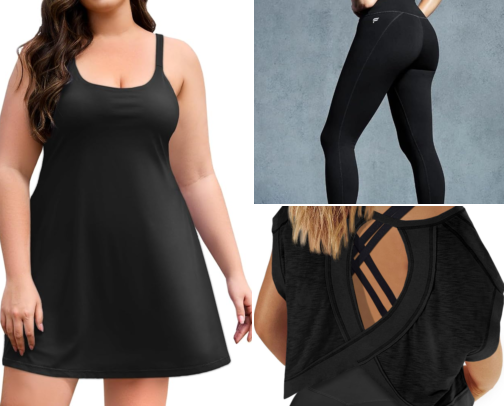 ✨ Plus Size Athletic Wear ✨ cover photo collage