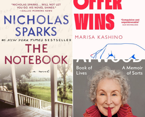 What book is on your nightstand? cover photo collage
