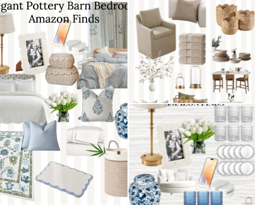 Pottery Barn Look Alike AMAZON FINDS cover photo collage