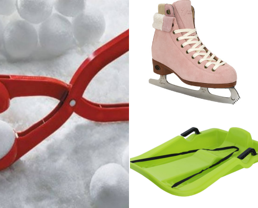 Winter Fun for kids cover photo collage