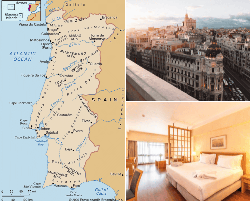 Dream Vacation Destinations cover photo collage