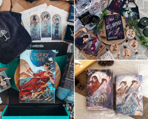 Book Subscriptions with the Prettiest Edges to Add to Your Shelf 📚 cover photo collage