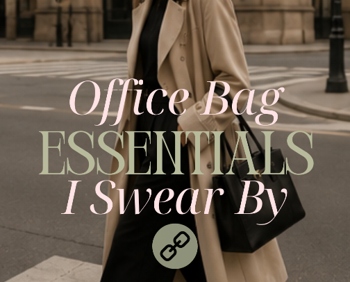 What’s in My Work Bag? Corporate Girl Essentials cover photo collage