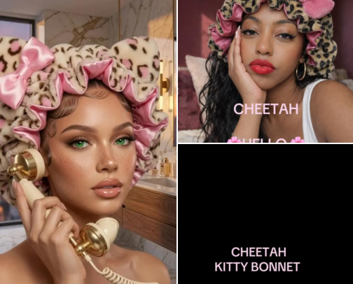 CAT HAIR BONNET cover photo collage