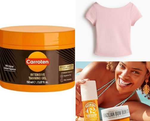Summer shopping list☀️👙🌸 cover photo collage