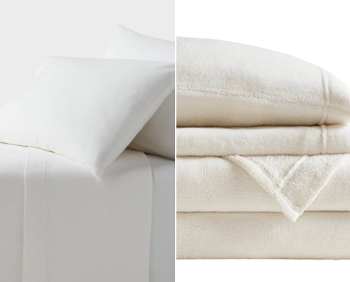 Clean bedding cover photo collage