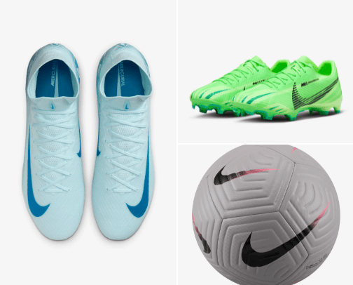 Football Equipment ⚽🥅👟🧦⚽ 🏆👟🔥 cover photo collage