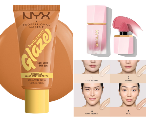 That effortless ‘I just have good skin’ makeup look💅🏼 cover photo collage