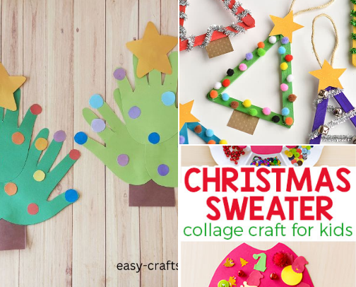 Christmas with kids bucket list cover photo collage