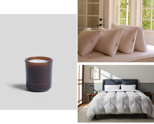 Cozy Home Favorites by Parachute 🤍 cover photo collage