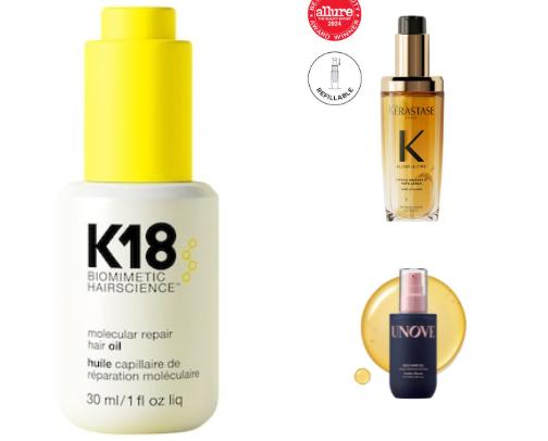 16 Best Hair Oils for Frizzy, Sun-Exposed Hair cover photo collage