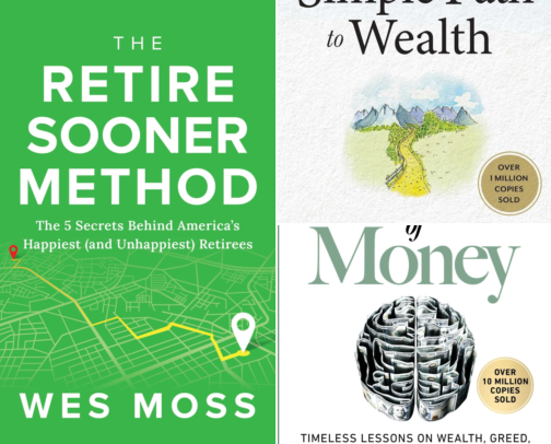 Books for Financial Freedom & Early Retirement cover photo collage