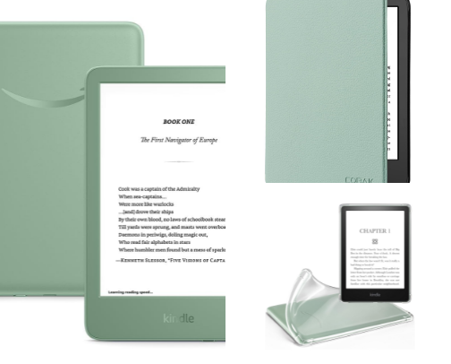 Kindle & Accessories cover photo collage